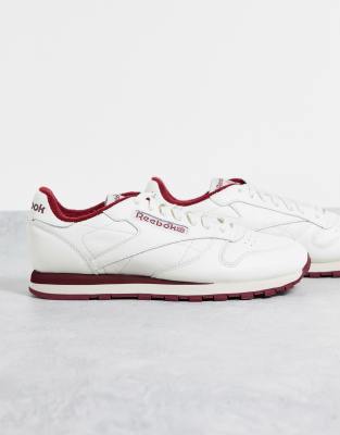 reebok classic leather maroon