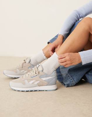 Reebok Classic Leather Sneakers In Multi