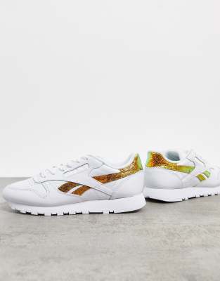 reebok classic iridescent sneakers