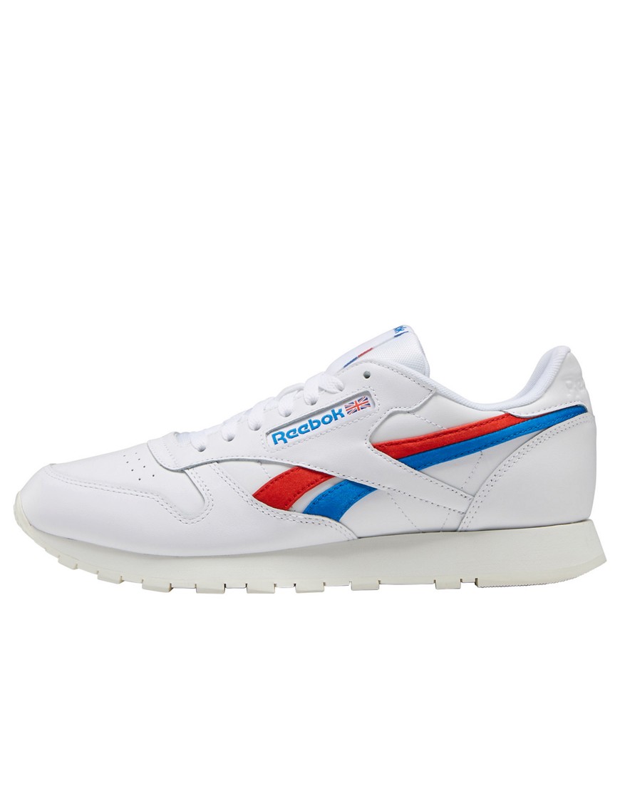 REEBOK CLASSIC LEATHER SNEAKERS IN WHITE,FV2108