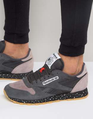 reebok classic leather speckle noir