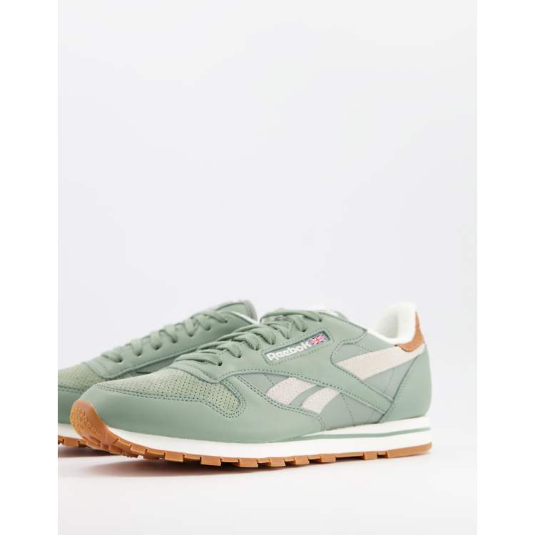 Reebok classic shop leather verdes