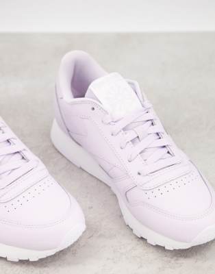 lilac reebok trainers