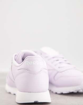 lilac reebok trainers