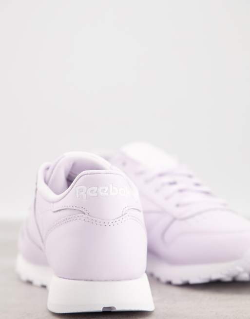  Reebok Women's Classic Leather Sp Extra Sneaker, Chalk/Ashen  Lilac Lee 5, 5