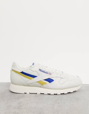 asos white x reebok freestyle in satin stripe