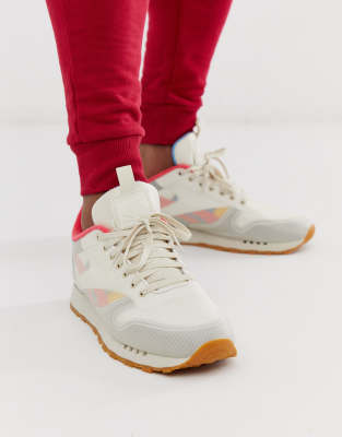 reebok classic leather translucent trainers