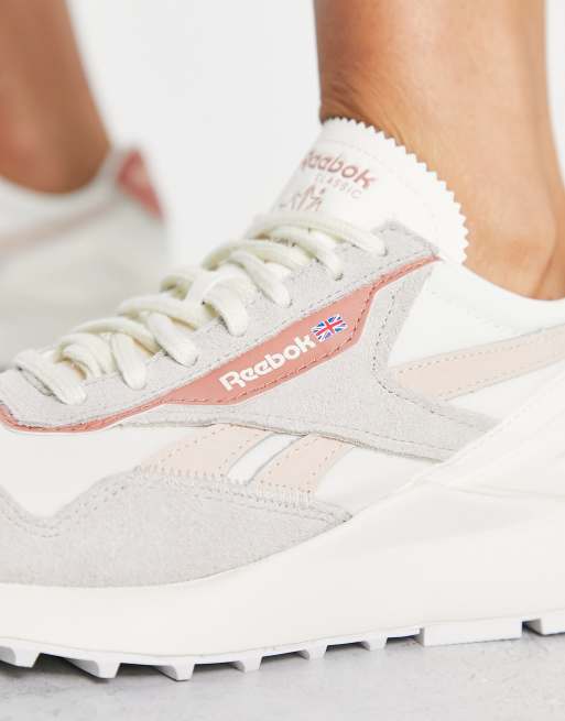 Reebok classic shop blanc et rose