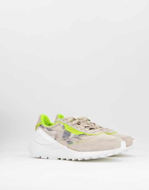 Reebok Classic Legacy AZ sneakers in beige and leopard ASOS