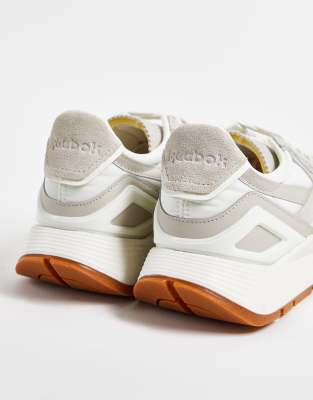 reebok classic nylon sneakers in neutral tones