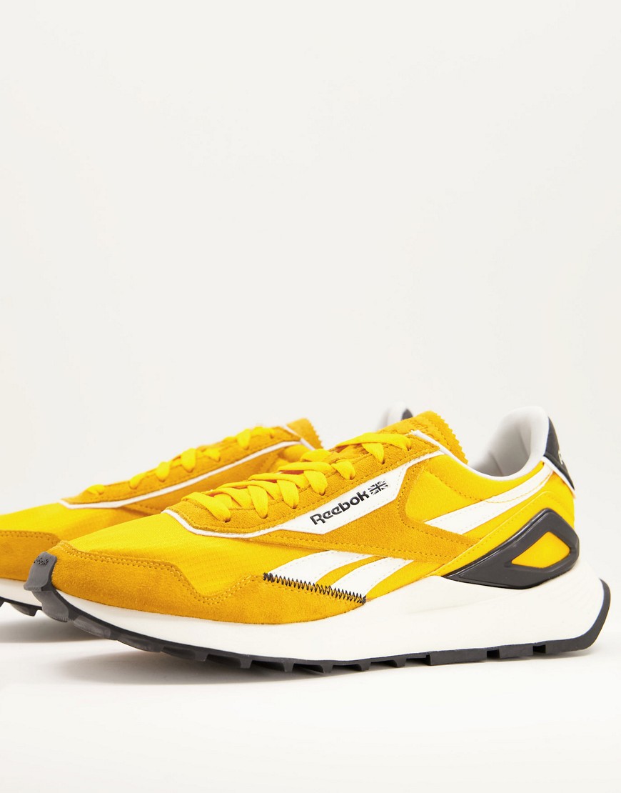 Reebok Classic Legacy AZ trainers in mustard and white-Yellow