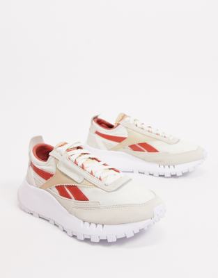 reebok blanche beige