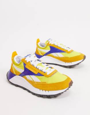 reebok semelle jaune