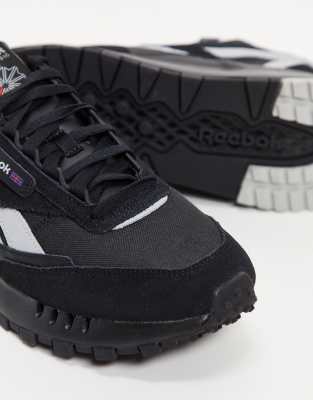 reebok classic legacy goretex trainers in black