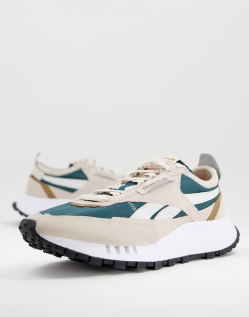 reebok classics cl legacy trainers in beige