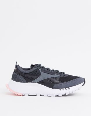 reebok classic legacy vintage trainers in triple black
