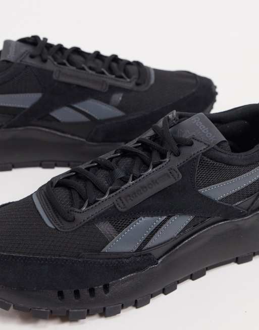 Reebok Classic Legacy sneakers in triple black