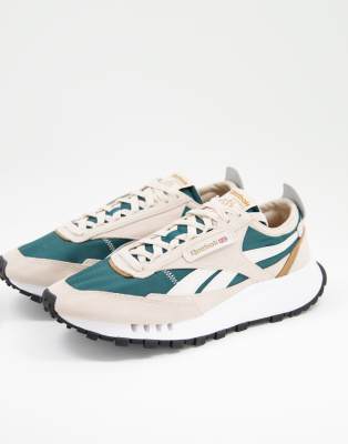 forest green reebok classics