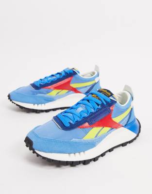 blue reebok trainers