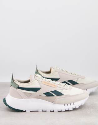 reebok legacy stone and green