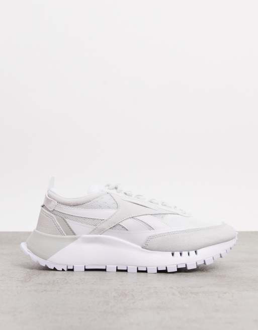 Reebok Classic Legacy trainers in triple white | ASOS