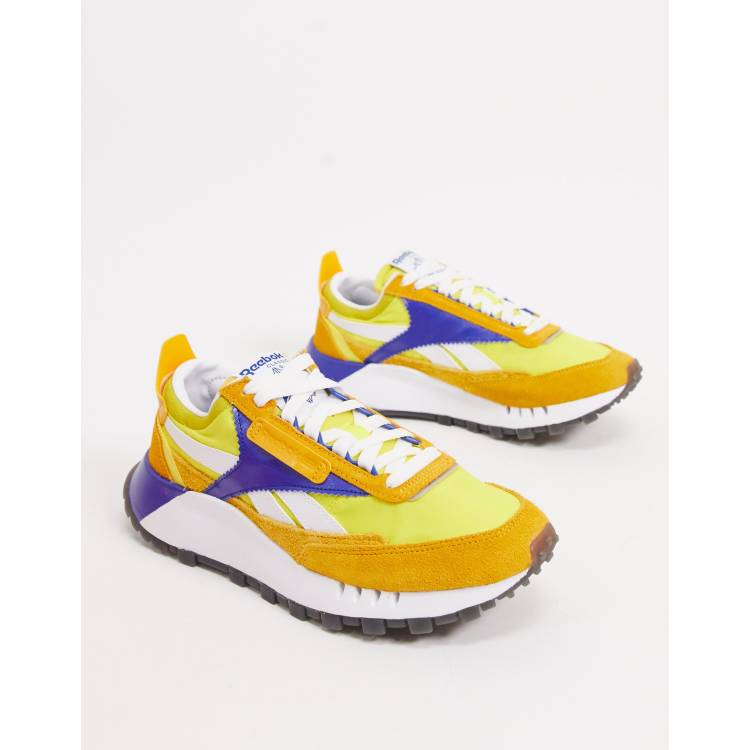 Reebok Classic Legacy trainers in yellow