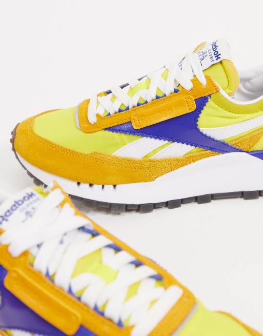 Reebok Classic Legacy trainers in yellow