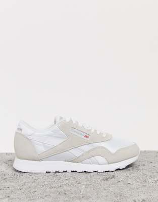 reebok classic nylon beige