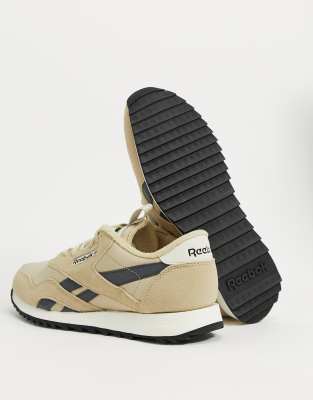 reebok beige trainers