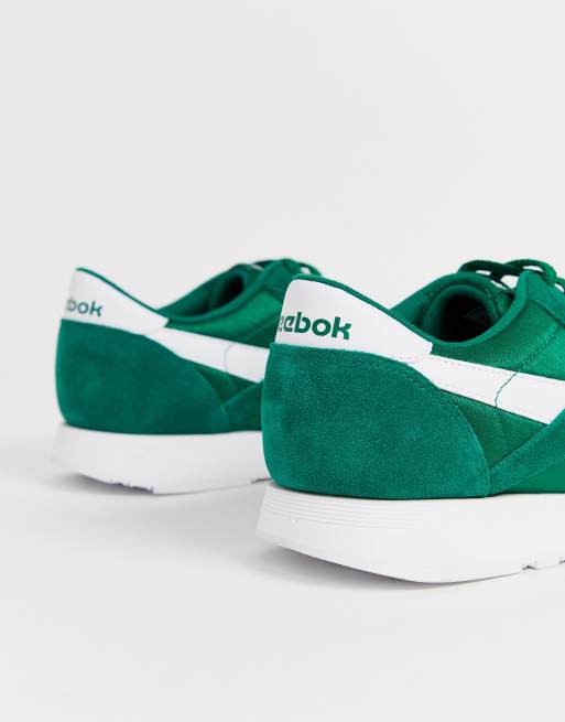 reebok classic nylon womens green