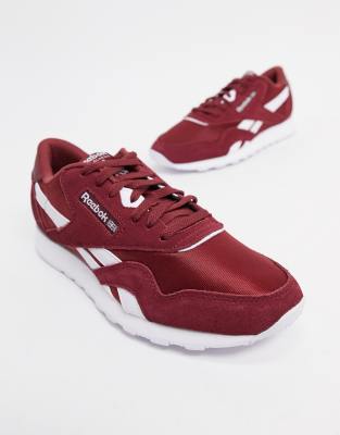 reebok classic burgundy