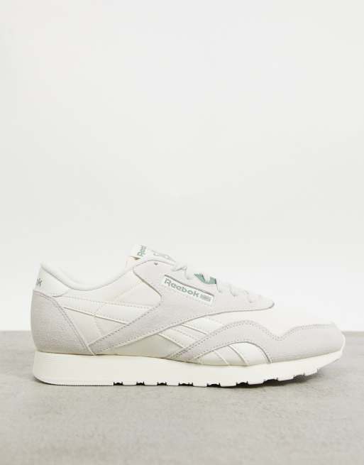 ondeugd stoomboot ga zo door Reebok classic nylon sneakers in chalk | ASOS