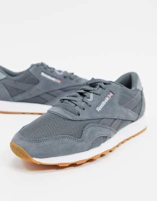 reebok classic nylon gray