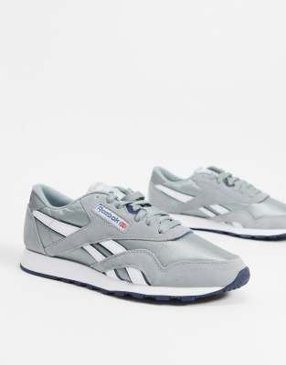 reebok classic nylon light grey