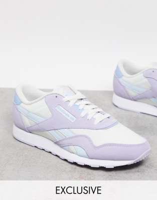 reebok classic nylon lilac