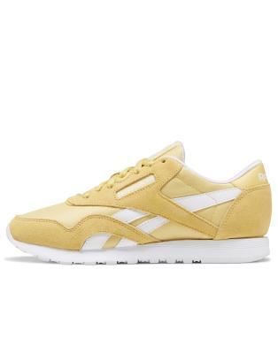 Mustard cheap color reeboks