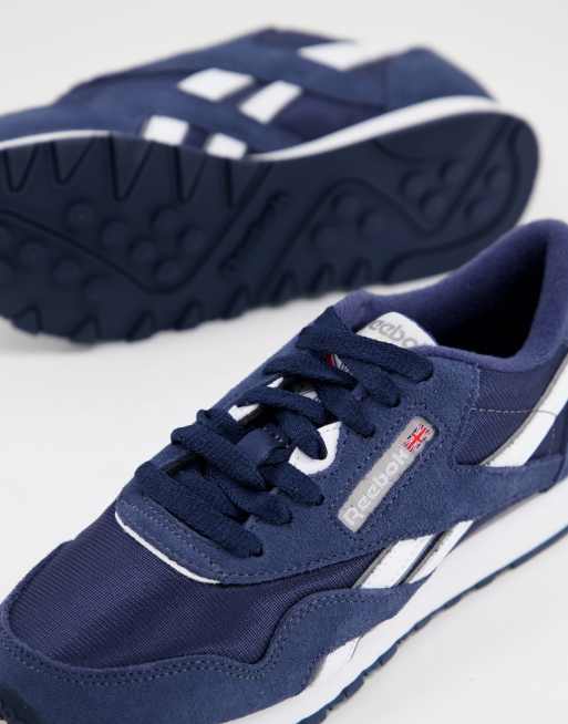 Navy deals blue reebok