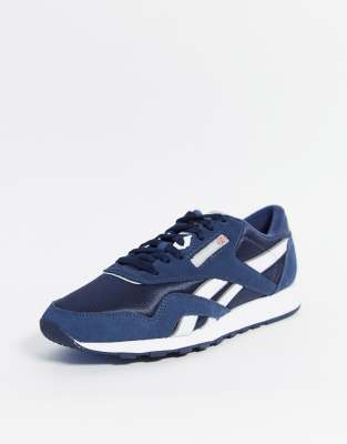 reebok classic nylon navy