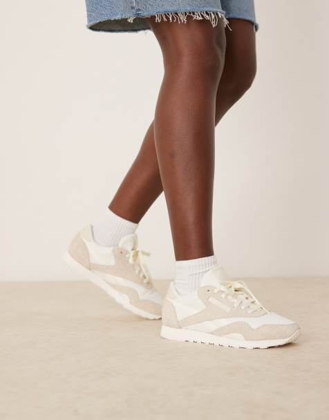 Reebok Classic Nylon sneakers in off white - view 1