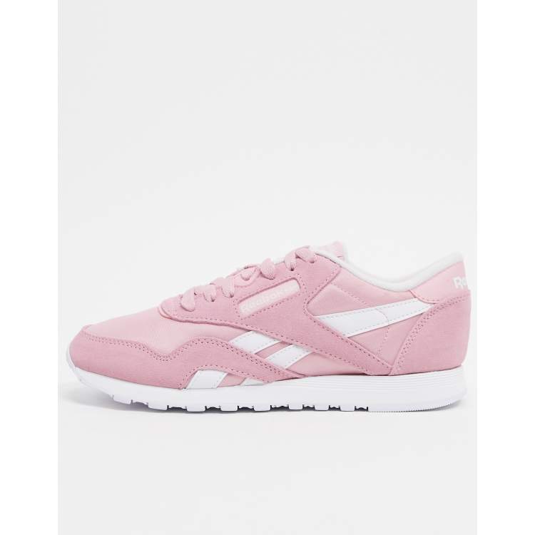 Reebok classic store nylon pink