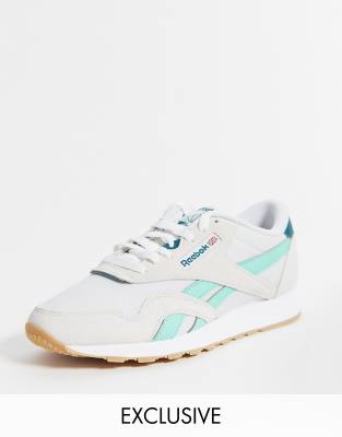 asos reebok white