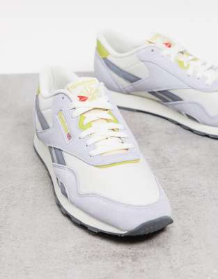 reebok classic nylon chalk