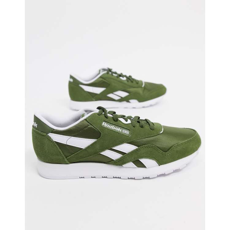 Reebok trainers store mens green