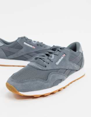 Reebok Classic Nylon trainers in grey 