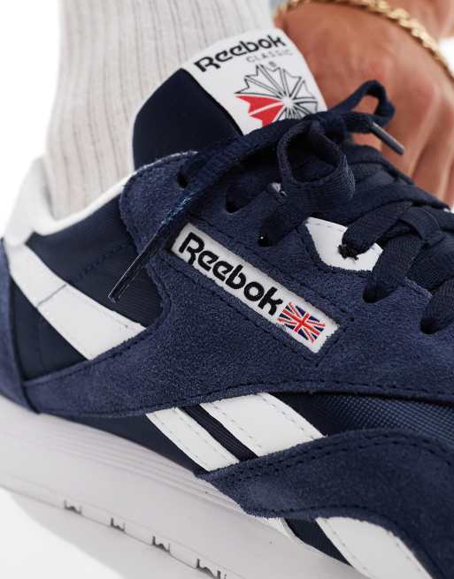 Reebok Classic Nylon trainers in navy ASOS - Main Image