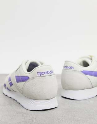 reebok classic nylon homme violet