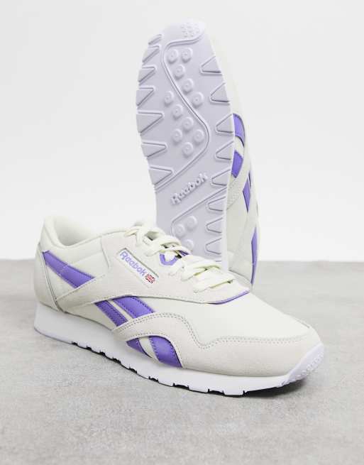 Reebok classic nylon mens hot sale purple