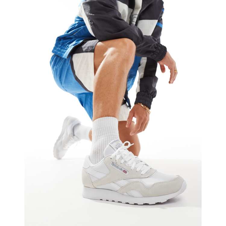 Reebok nylon white alpine trainers shop