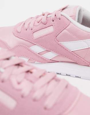 reebok classic leather patina pink retro trainers