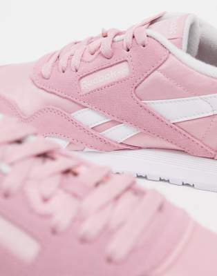 asos reebok classic pink